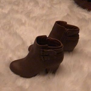 Brown booties